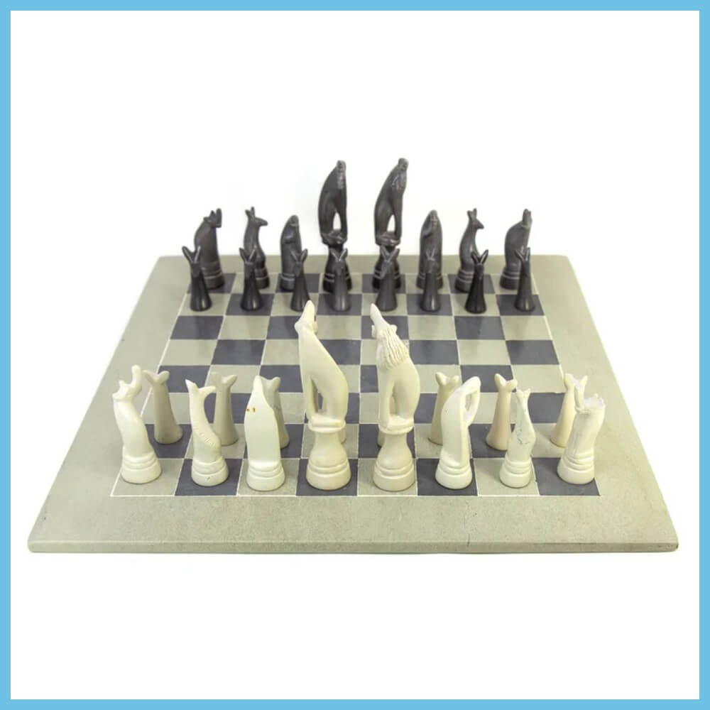 Safari Animal Chess Sets