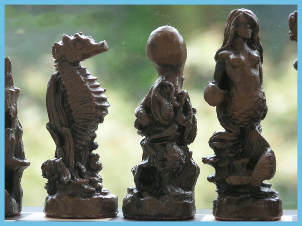 Sea Life Chess Pieces 1