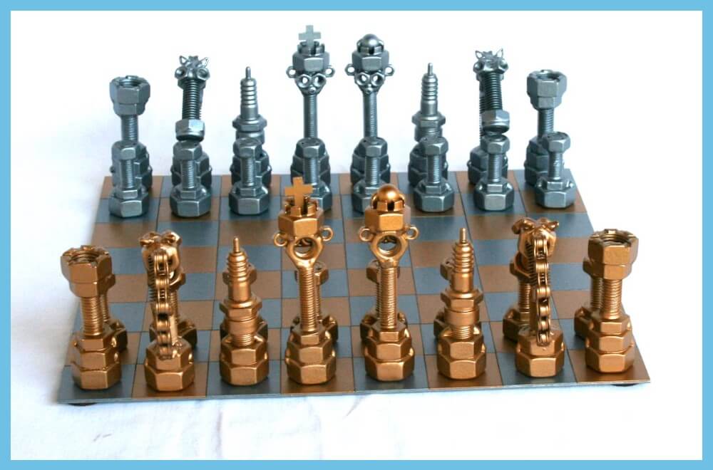 Stainless-Steel-Chess