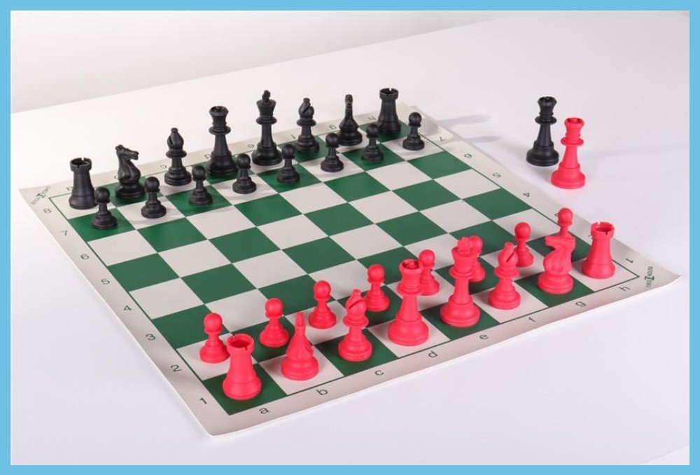 Two Multi-Color Silicone Chess Set 4