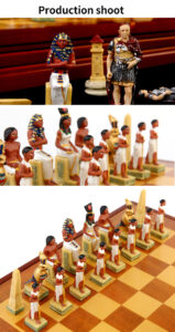 egyptian chess set - rome vs egypt