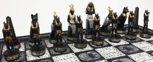 Royal Egyptian Chess black figures