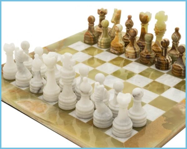 Marble Onyx Chess Set
